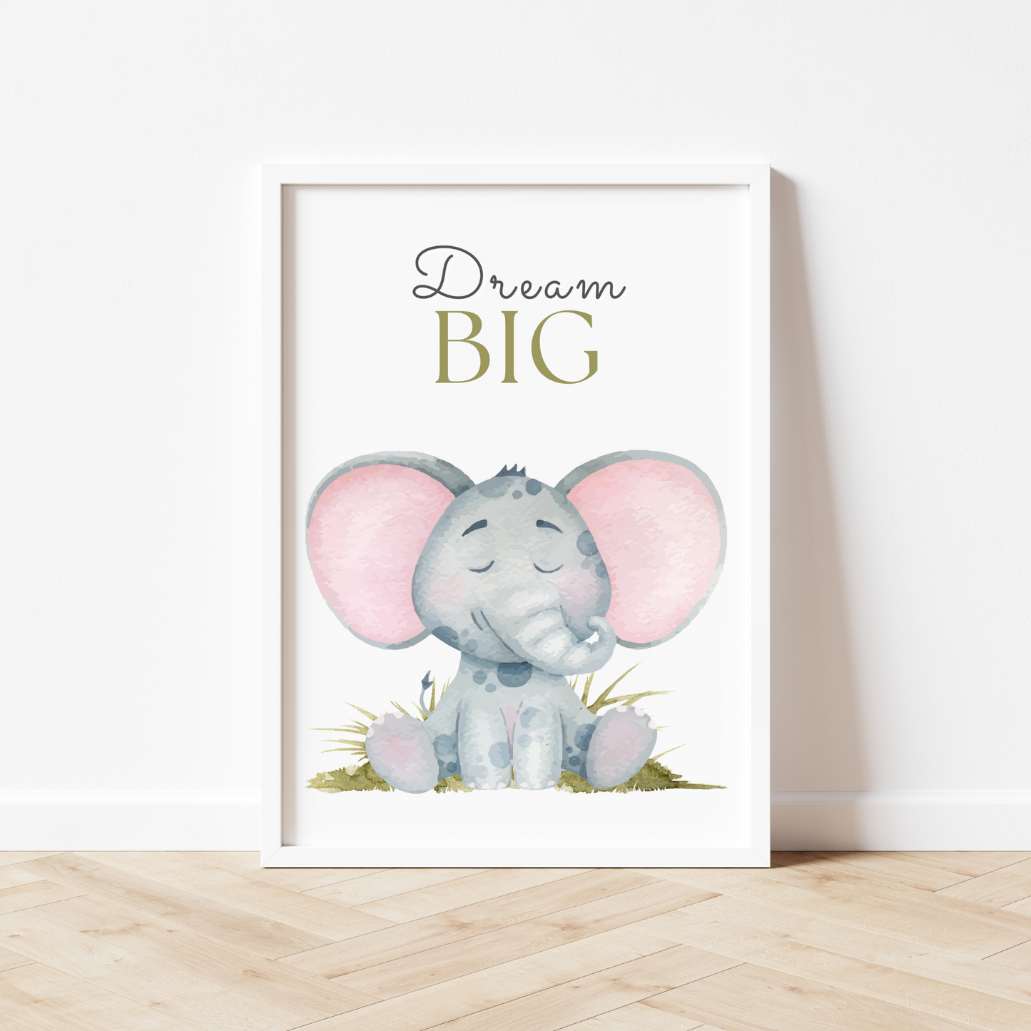 Elephant Print - Dream Big