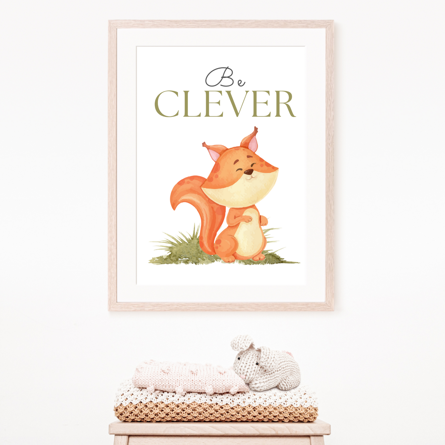 Fox Print - Be Clever