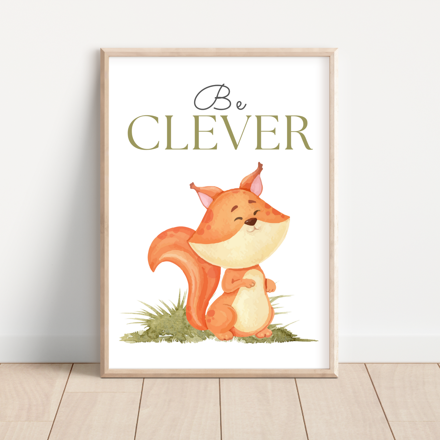 Fox Print - Be Clever