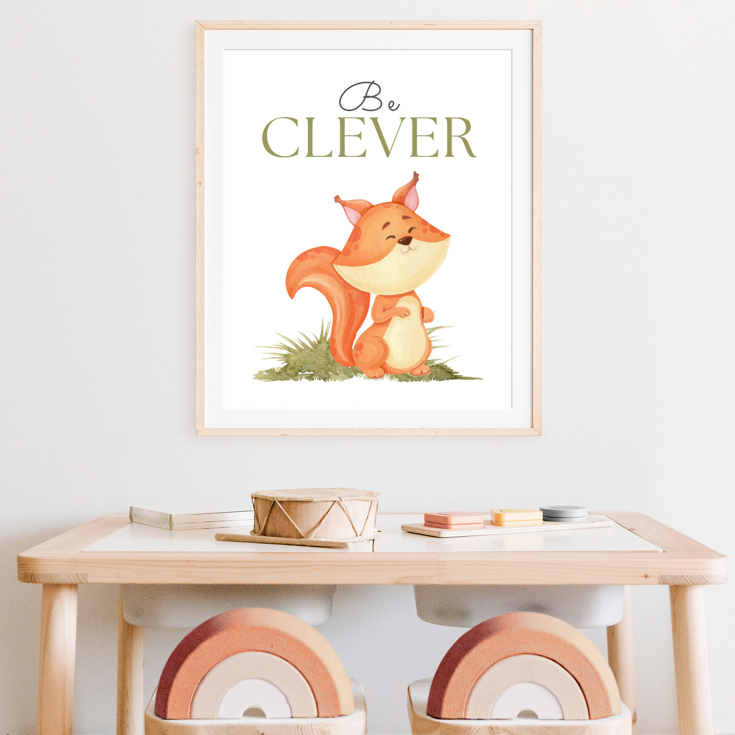 Fox Print - Be Clever