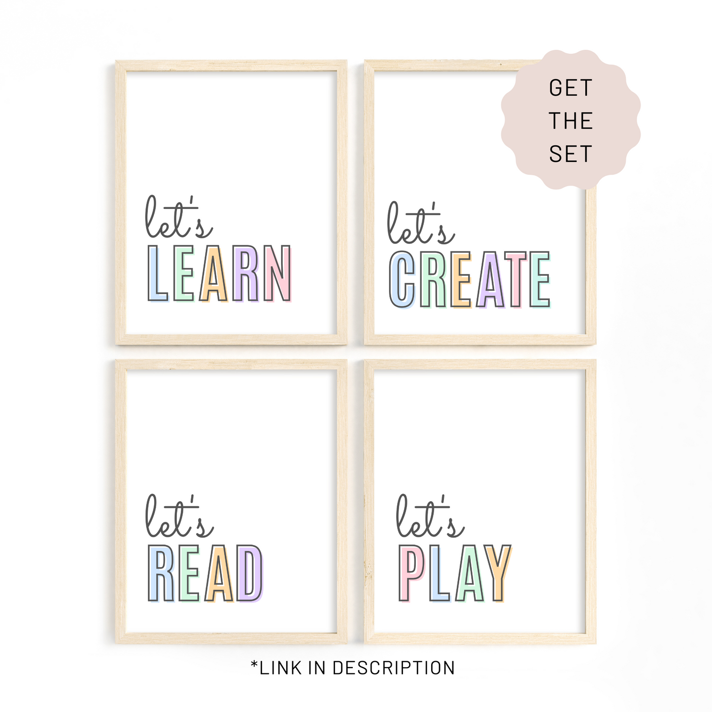 Let's Play Print - Pastel