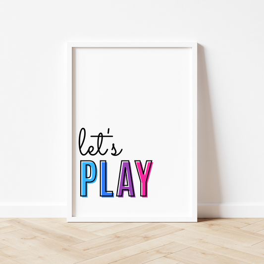 Let's Play Print No. 2 - Rainbow