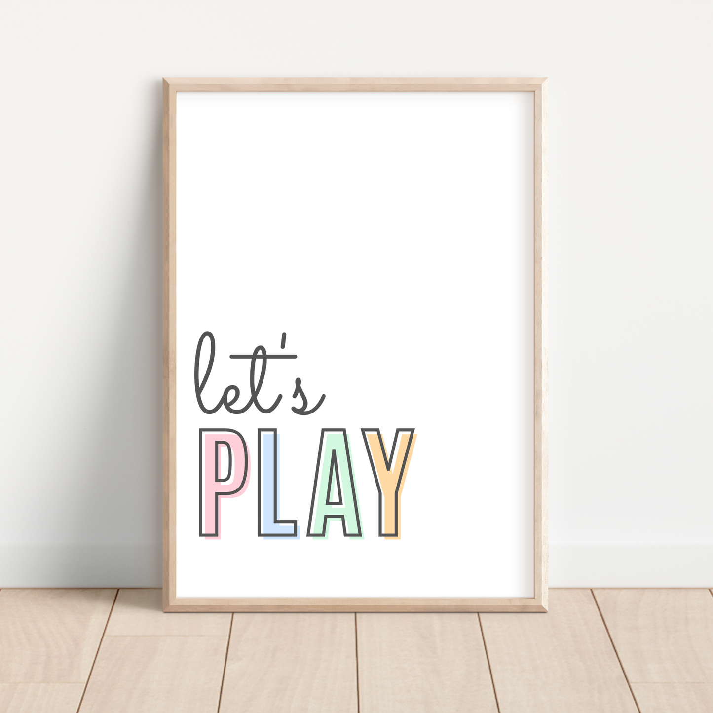 Let's Play Print - Pastel