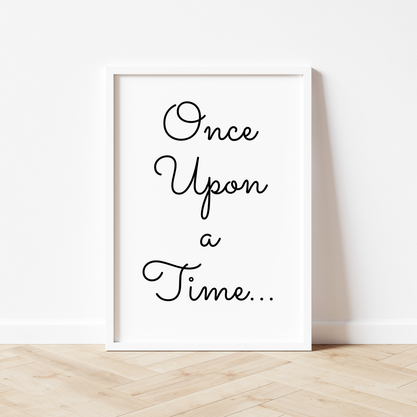 Once Upon A Time Print Set of 2 - B&W