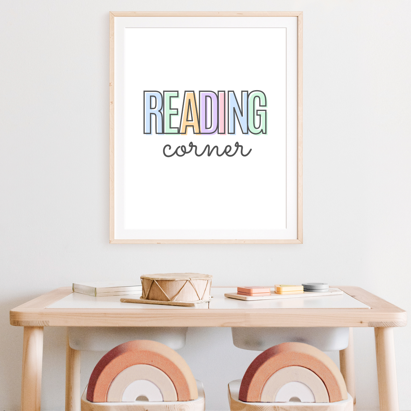 Reading Corner Print - Pastel