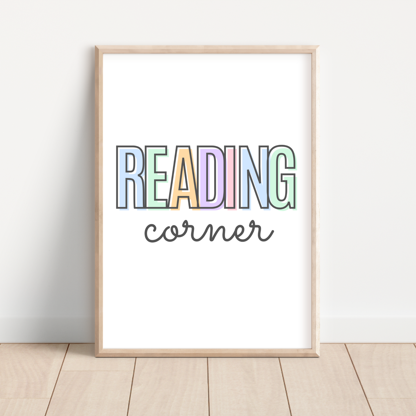 Reading Corner Print - Pastel