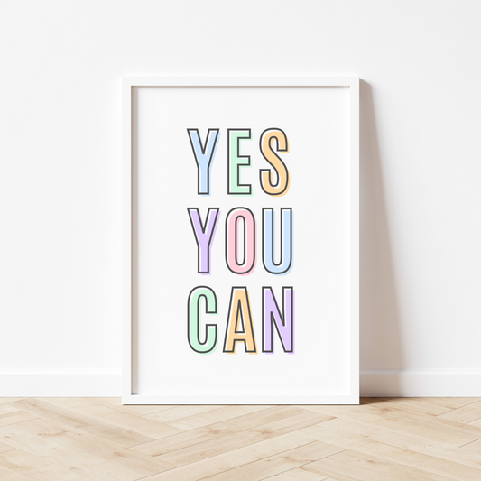 Yes You Can Print - Pastel