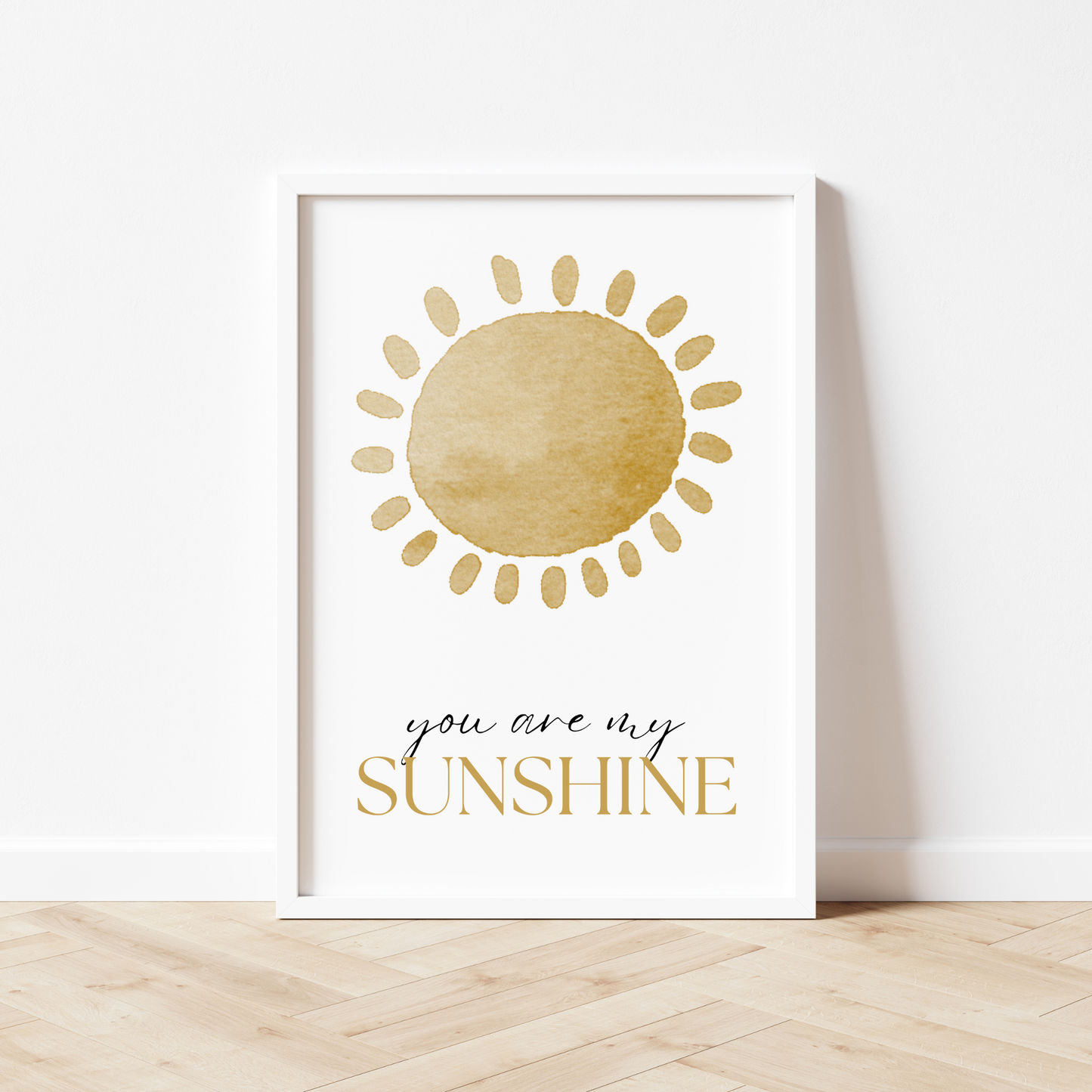 You Are My Sunshine, Hot Air Balloon Print Set of 3